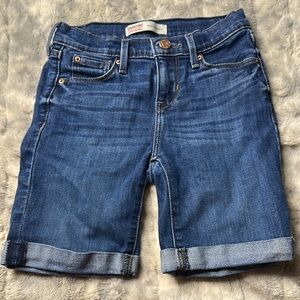 Blue Denim Shorts